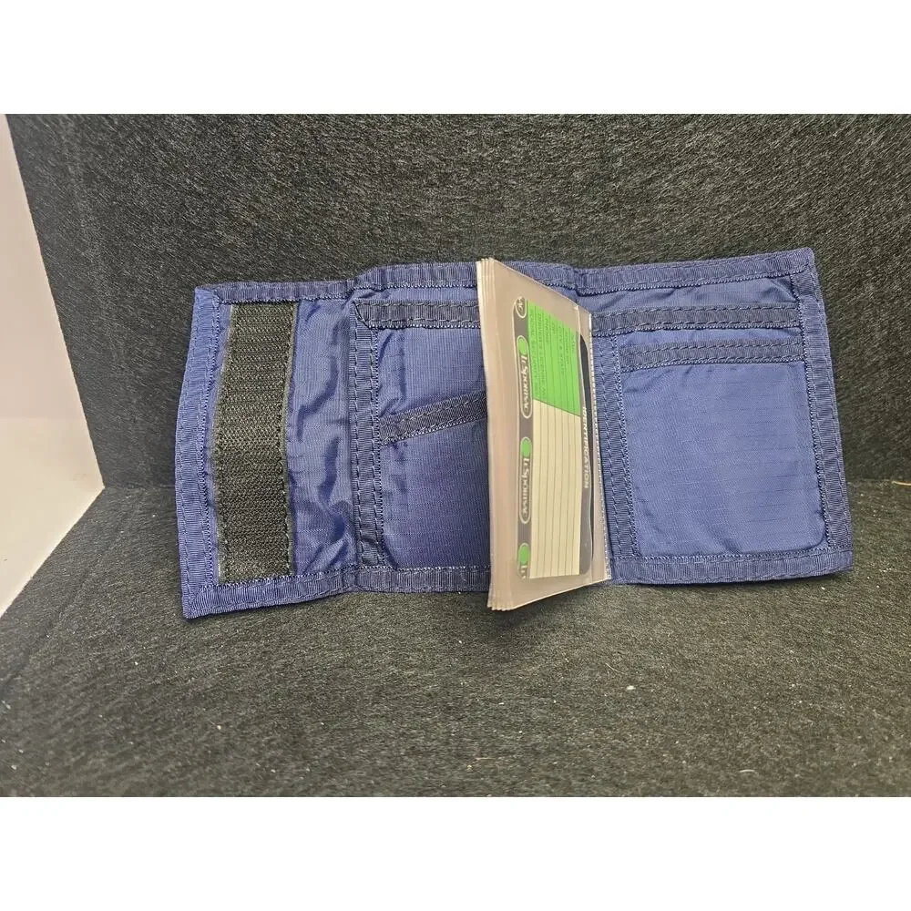 LeSportSac Navy Blue Tri-Fold Wallet Credit Card Folding Solid - Picture 5 of 6